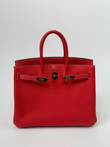 Hermès Birkin 25 In Candy Rose Jaipur Epsom With Permabrass Hardware