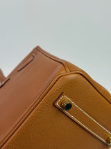 Hermès Birkin 30 In Gold Sellier Epsom Leather GHW