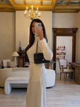 Chanel Small Classic Double Flap In Black Caviar Leather With SHW