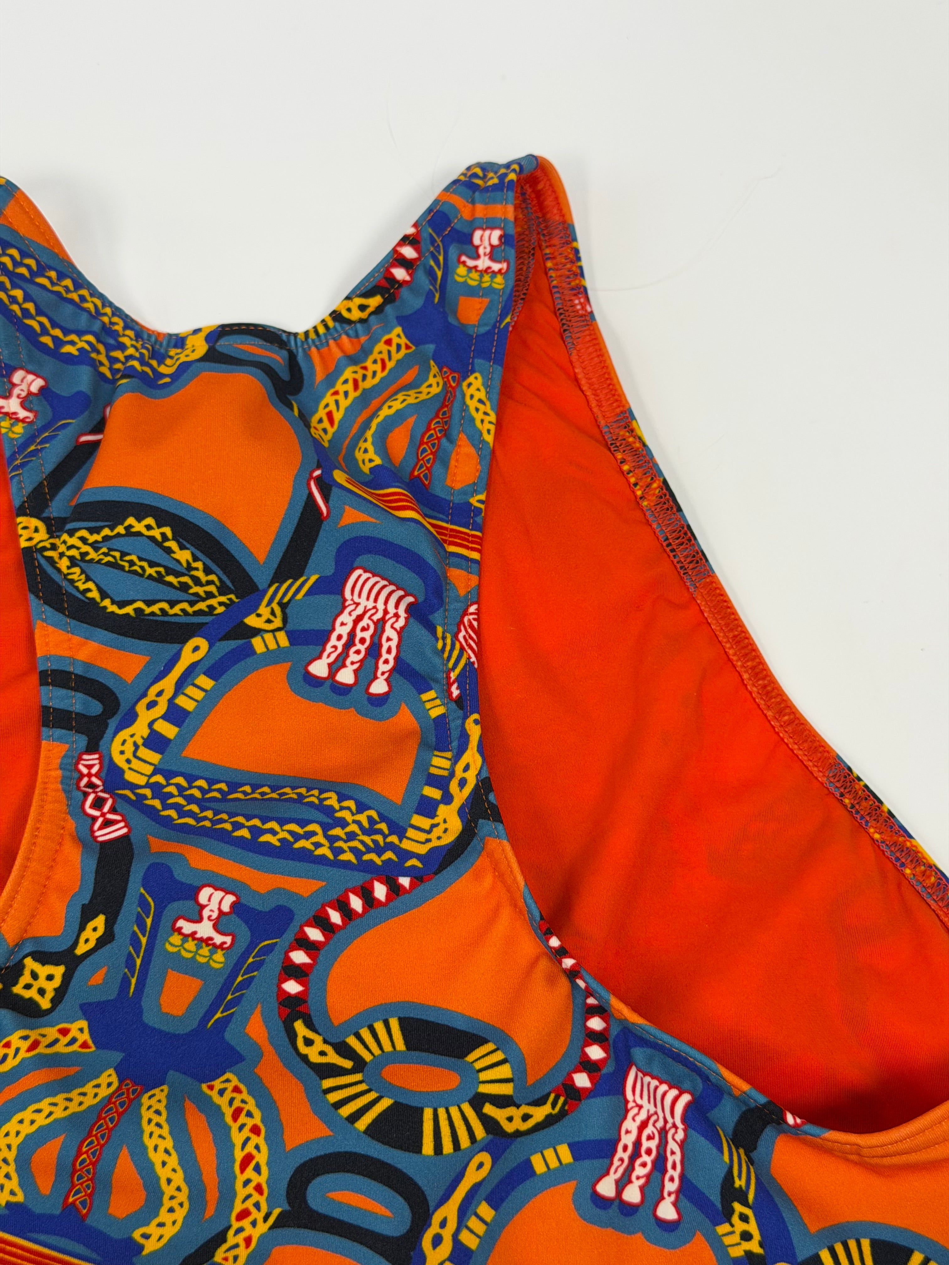 Hermès Printed Bikini Top (Size UK8 ). Authentic and preloved in excellent condition. 100% guarantee