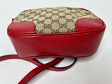 Gucci Bree Monogram/Red Cross Body Bag