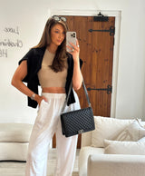 Chanel Boy Bag Large In Black Lambskin Leather