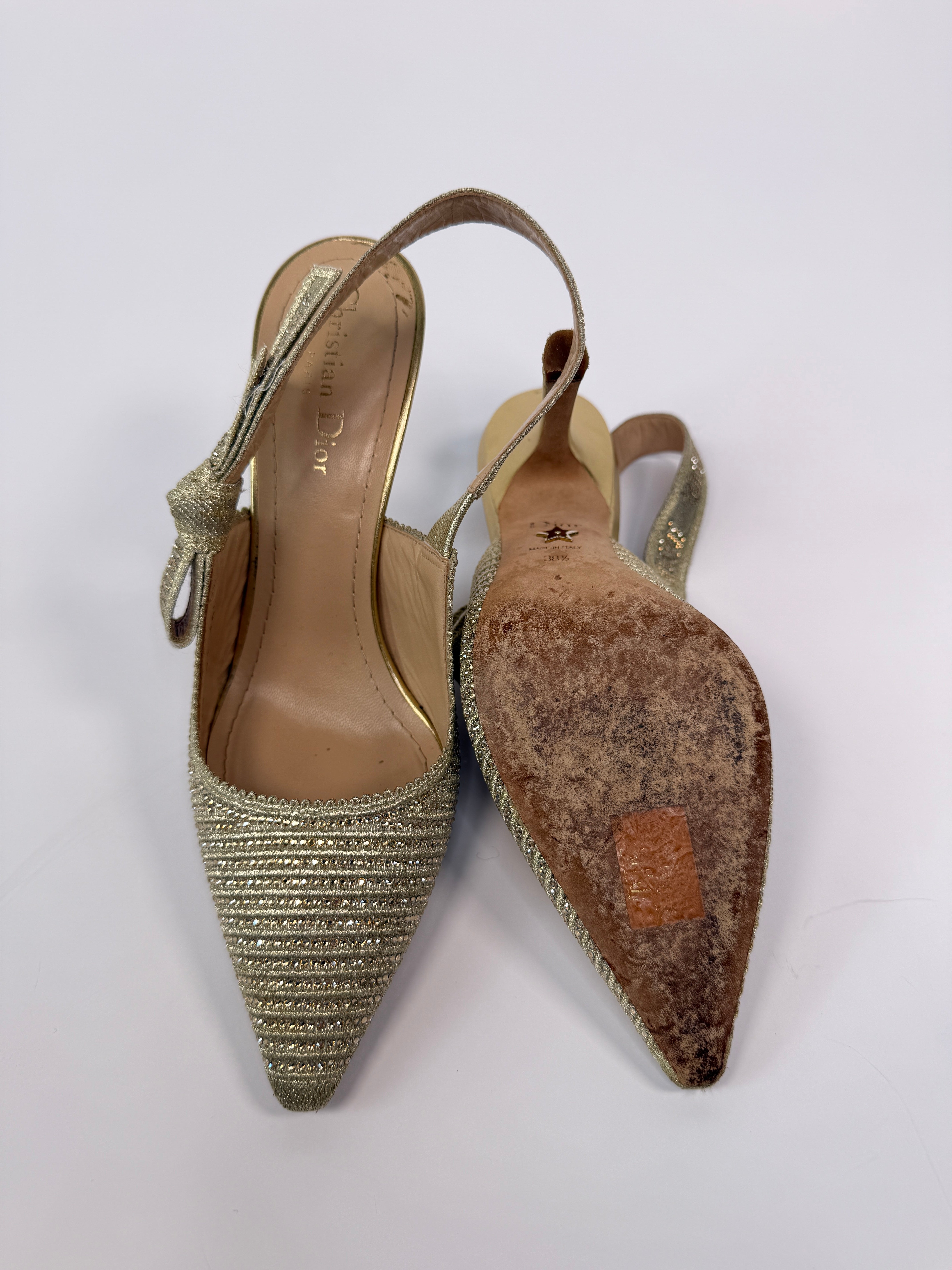 Christian Dior J'Adior Slingback Pumps (Size 38.5/UK5.5)
