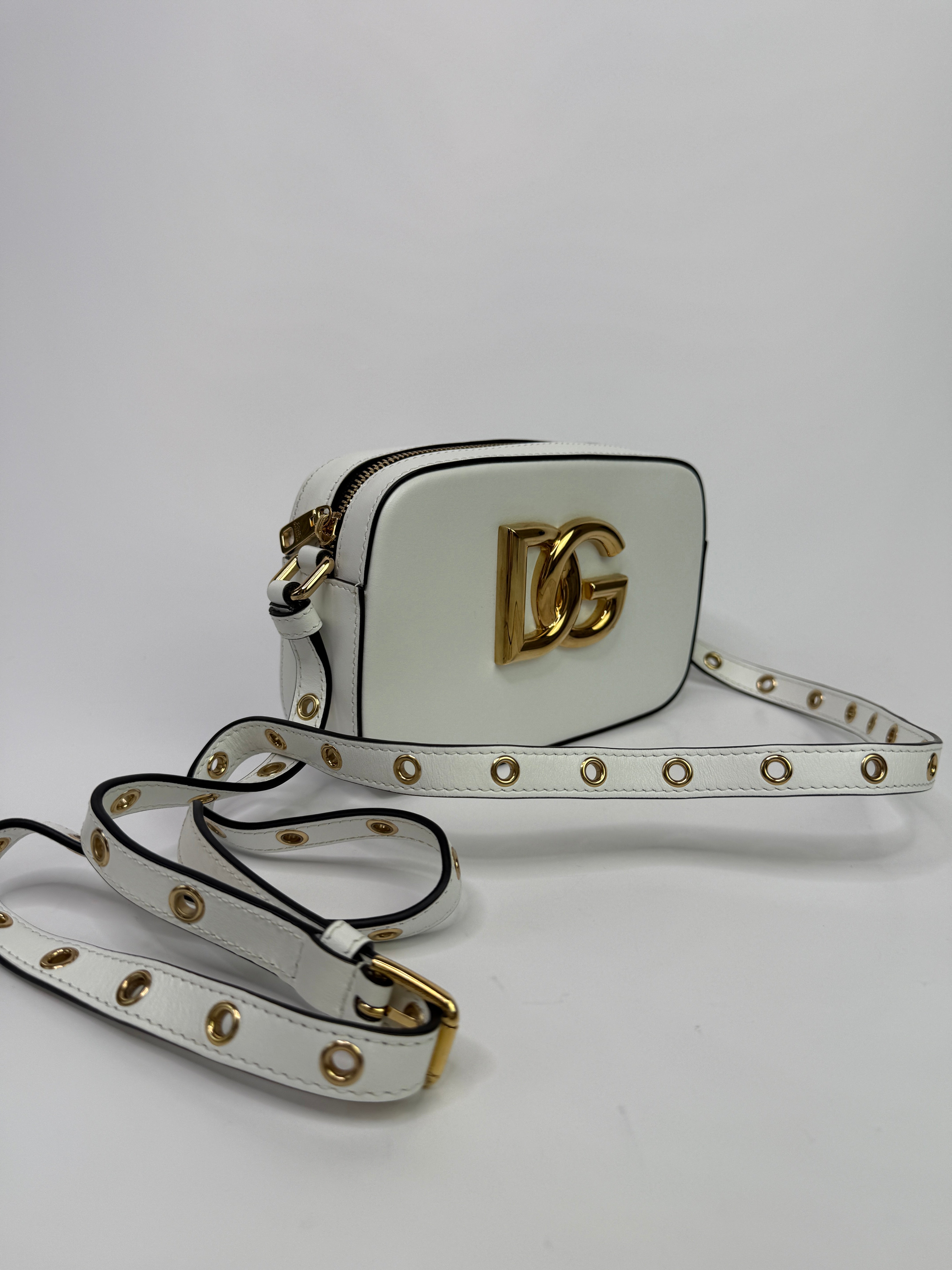 Dolce & Gabanna 3.5 Leather Crossbody Bag