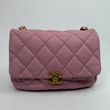 Chanel Pink Lacquered Flap Bag
