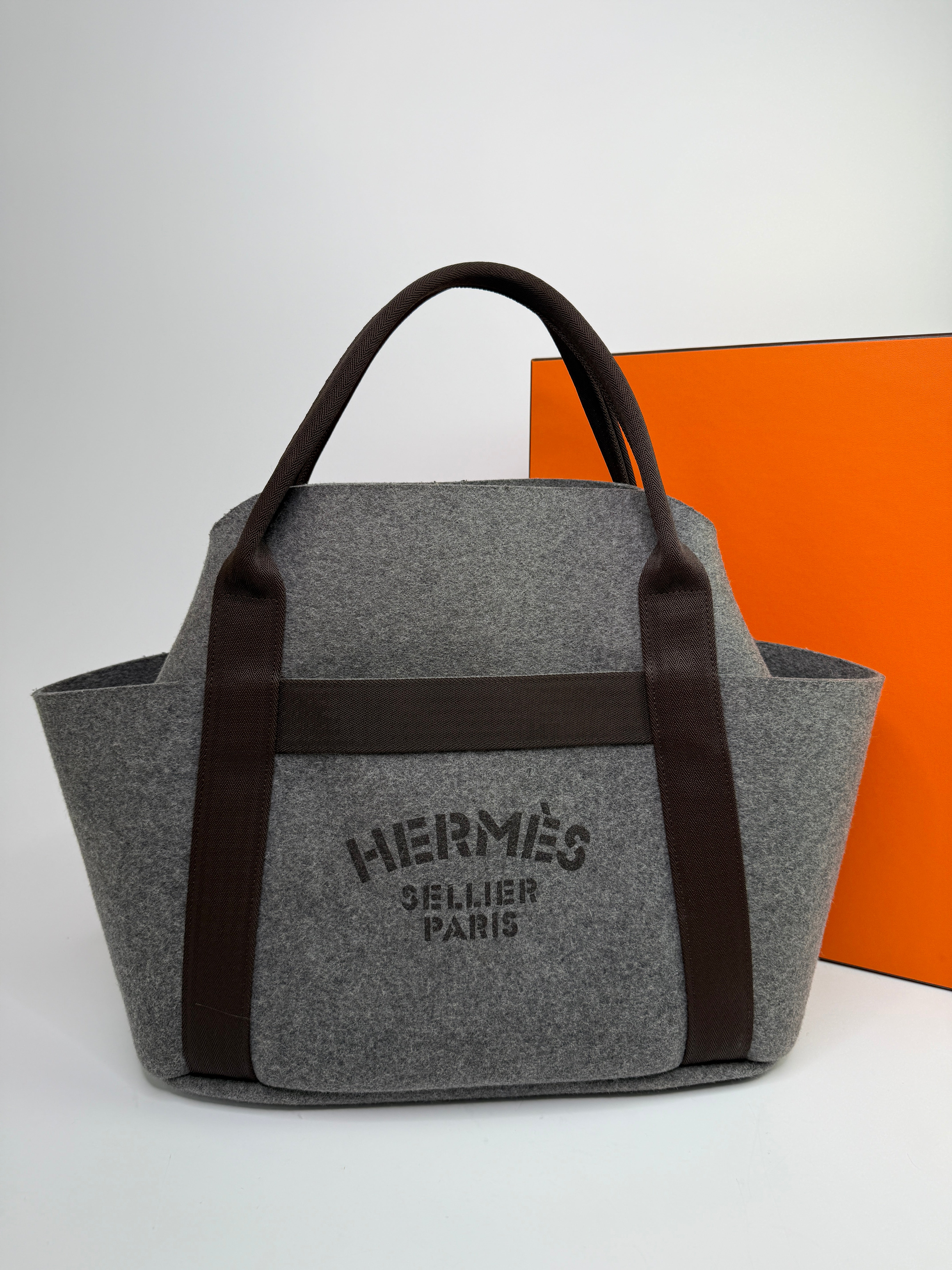 Authentic Pre Loved Hermès Acier Grooming Bag Excellent Condition