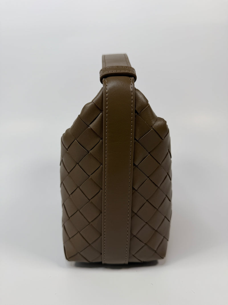 Bottega Veneta Mini Wallace Intrecciato Leather Shoulder Bag