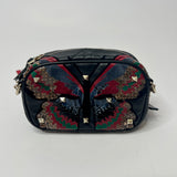 Valentino Garavani Black Rockstud Butterfly Crossbody