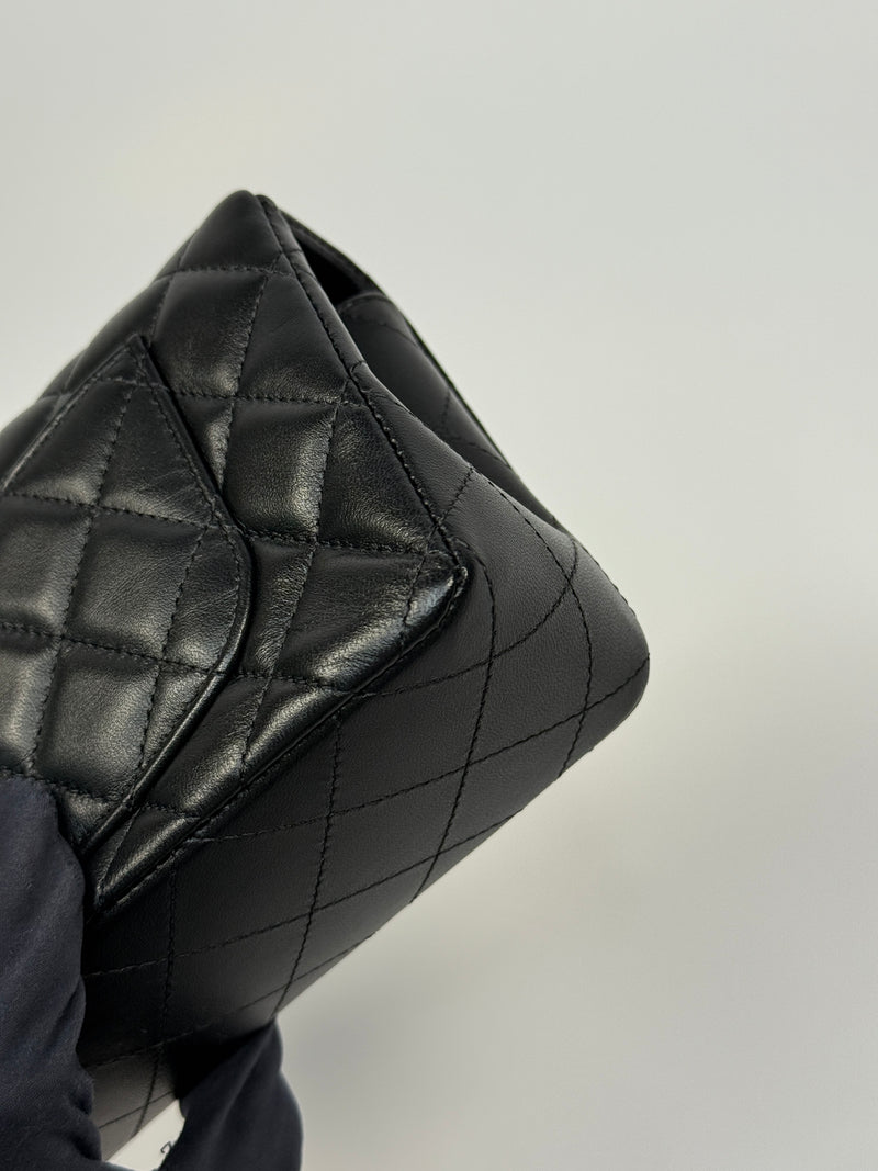 Chanel Mini Rectangle In Black Lambskin With PGHW