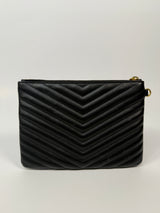 Saint Laurent Cassandre Matelassé Leather Pouch