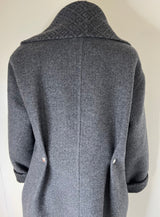 Givenchy Grey Wool Coat (Size 44/UK 16)