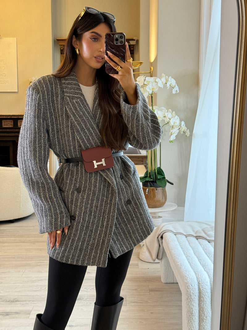 Hermès Constance Slim Wallet In Rouge H/Rose Azalee PHW