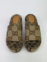 Gucci GG Angelina Platform Slides  (Size 37.5/UK 4.5)
