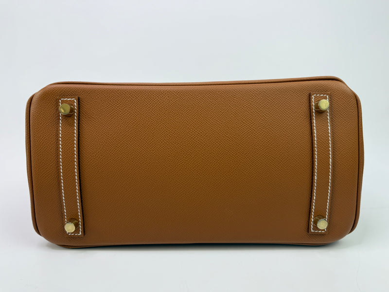 Hermès Birkin 30 In Gold Sellier Epsom Leather GHW