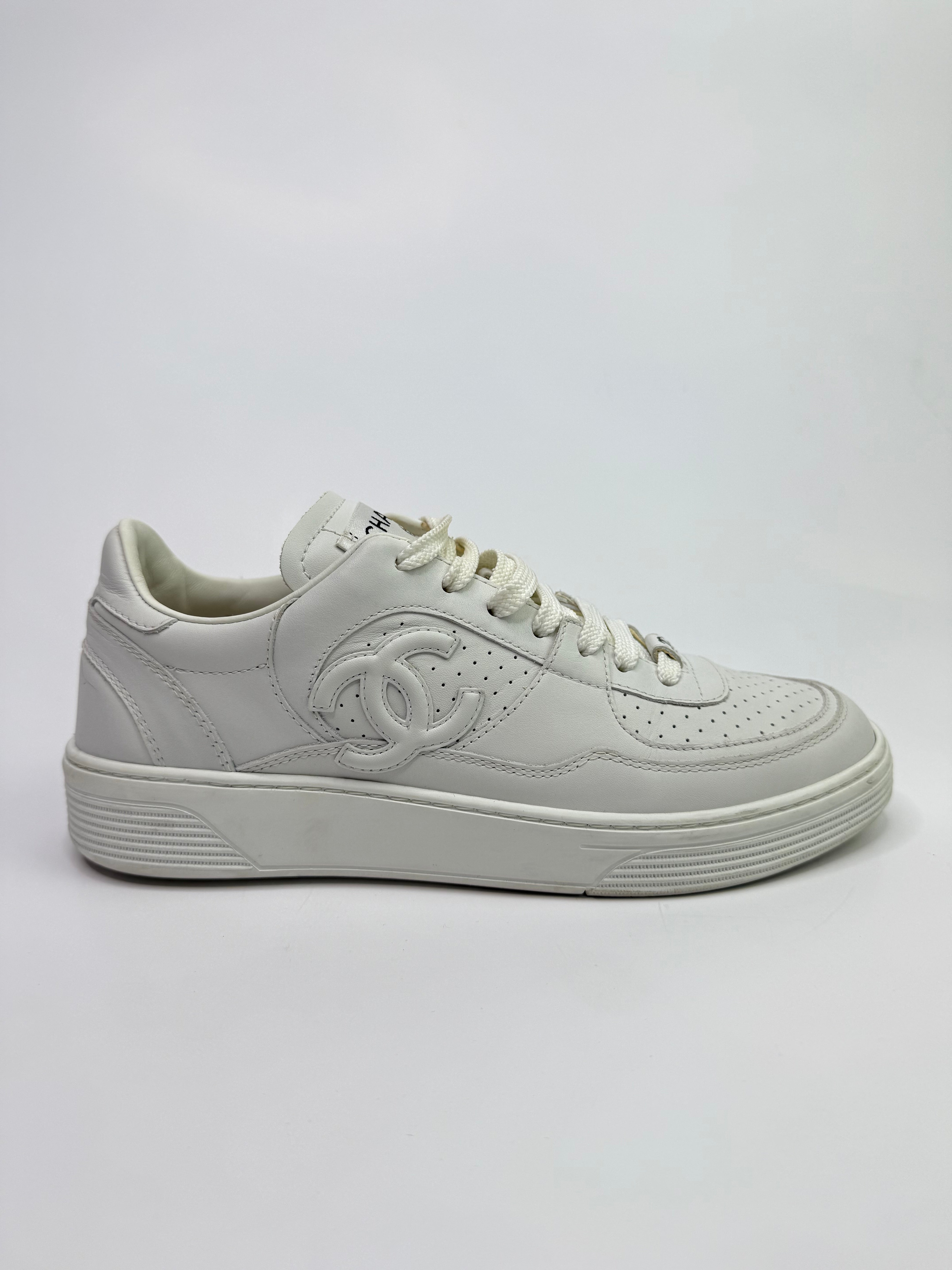 Chanel CC Logo Sneakers (Size 39.5/UK 6.5)