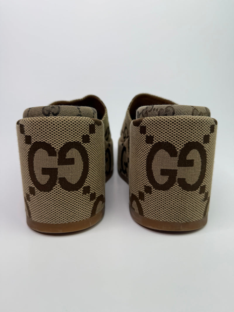 Gucci GG Angelina Platform Slides  (Size 37.5/UK 4.5)