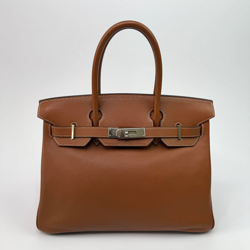 Hermès Birkin 30 In Gold Swift Leather With PHW
