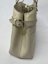 Louis Vuitton Passy Bag In White Ivory Epi Leather