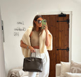 Hermès Birkin 35 In Taupe Togo Leather With Palladium Hardware