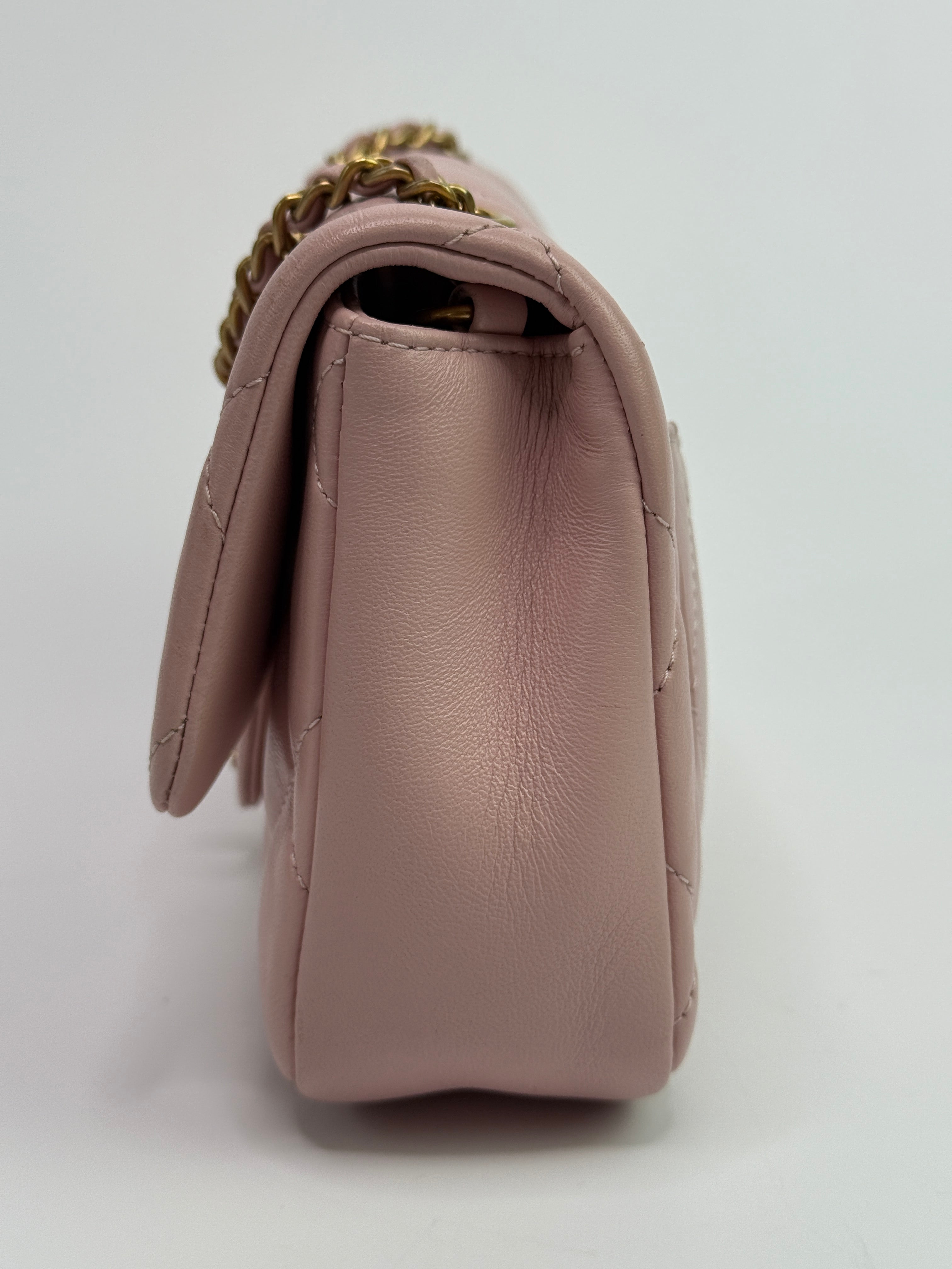 Chanel Mini Heart Charms Flap Antique Gold Hardware
Pre Loved & Authentic 