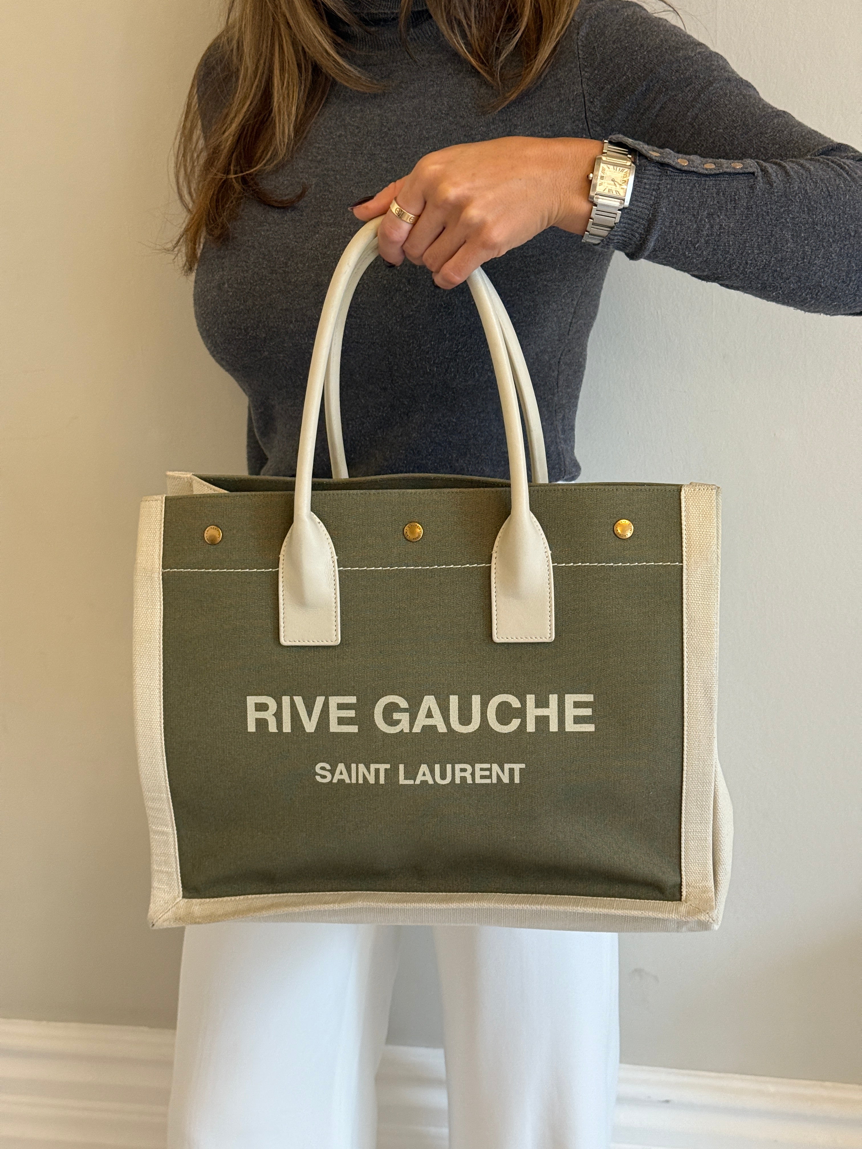 Saint Laurent Rive Gauche Large Tote Bag
