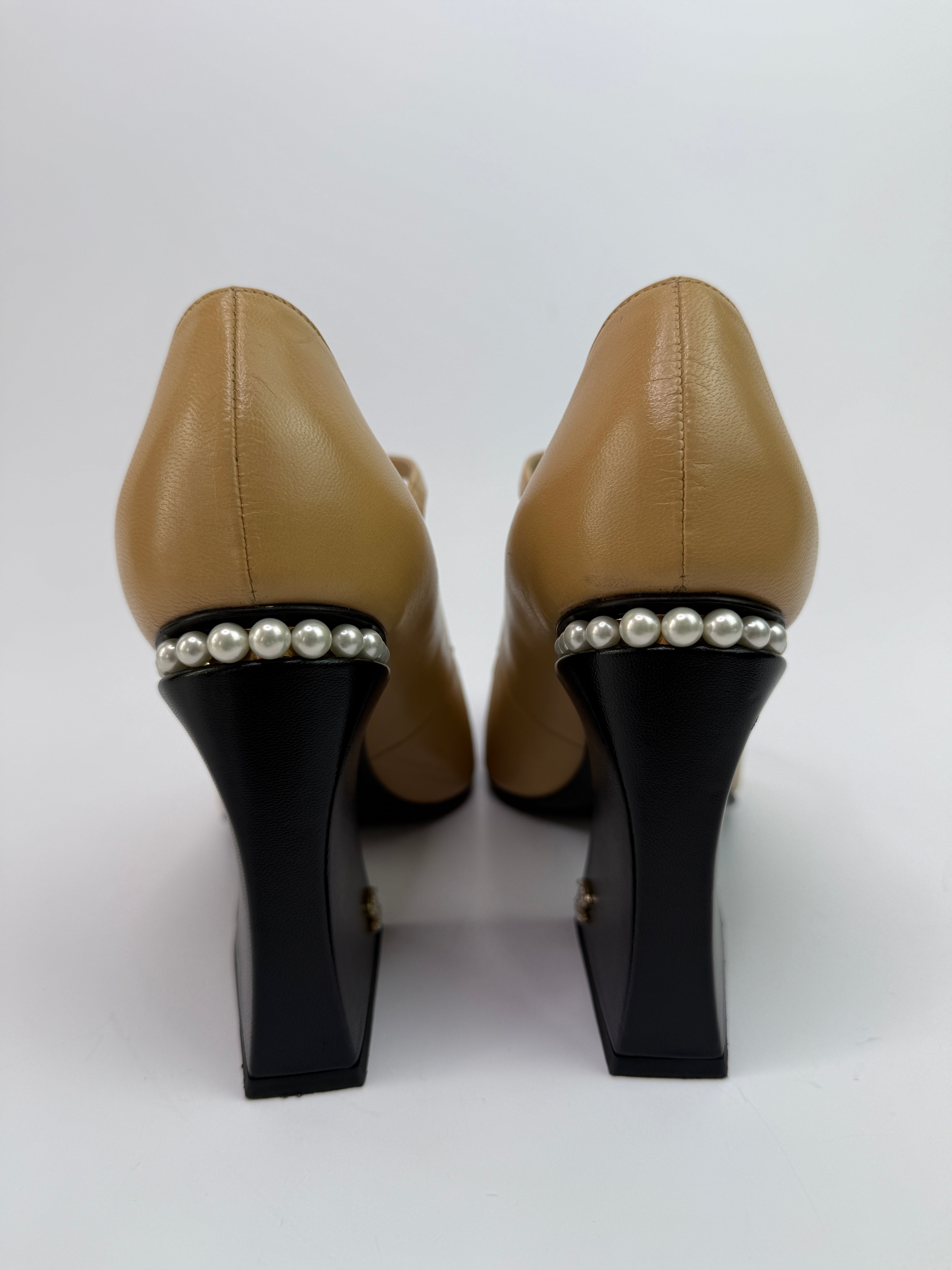 Chanel 22A Mary-Jane Embellished Shoes  (Size 40/UK7)