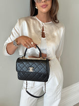 Chanel Small Trendy Top Handle Flap Bag