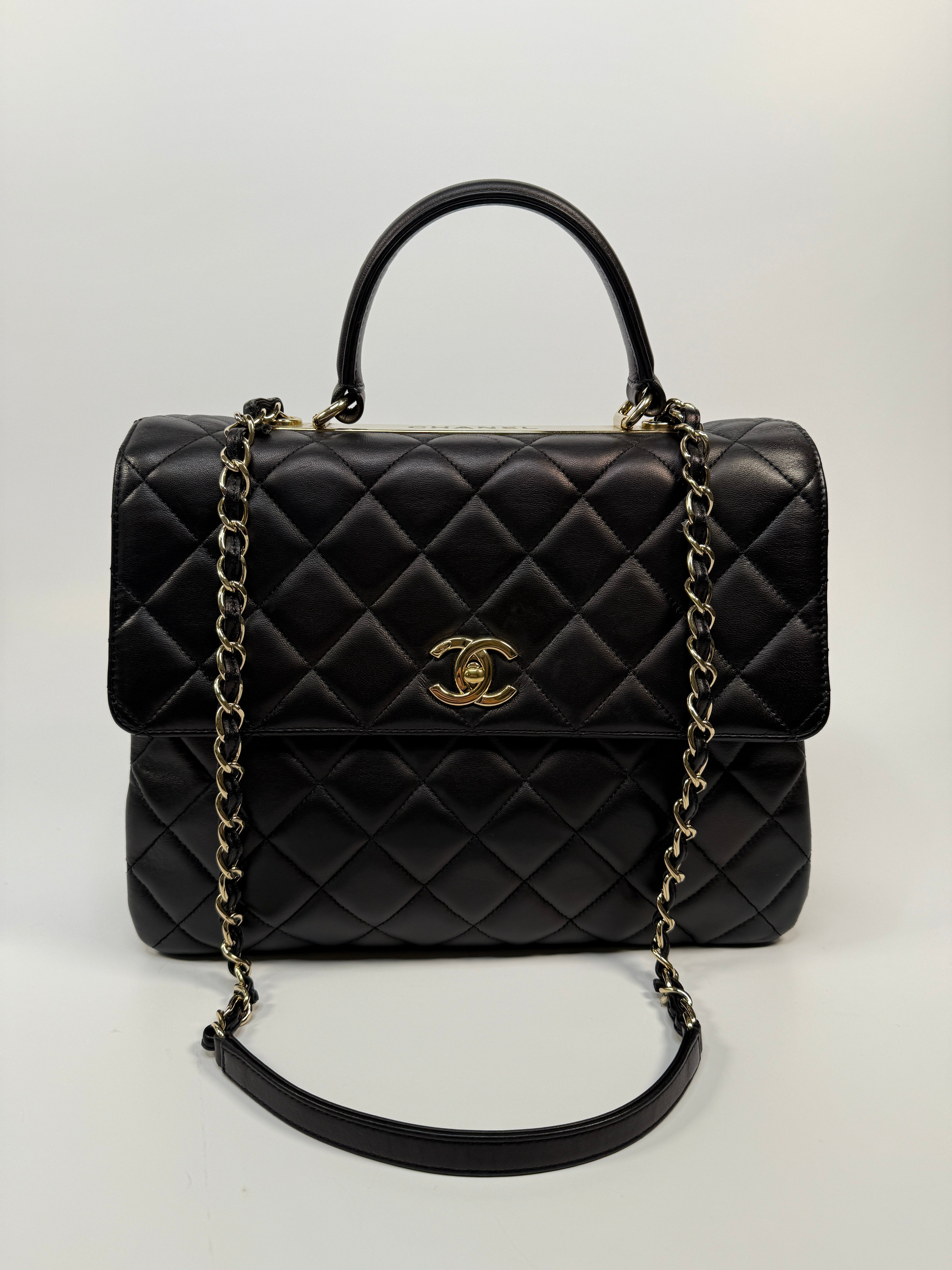 Chanel Large Trendy Top Handle Bag
Pre Loved & Authentic 