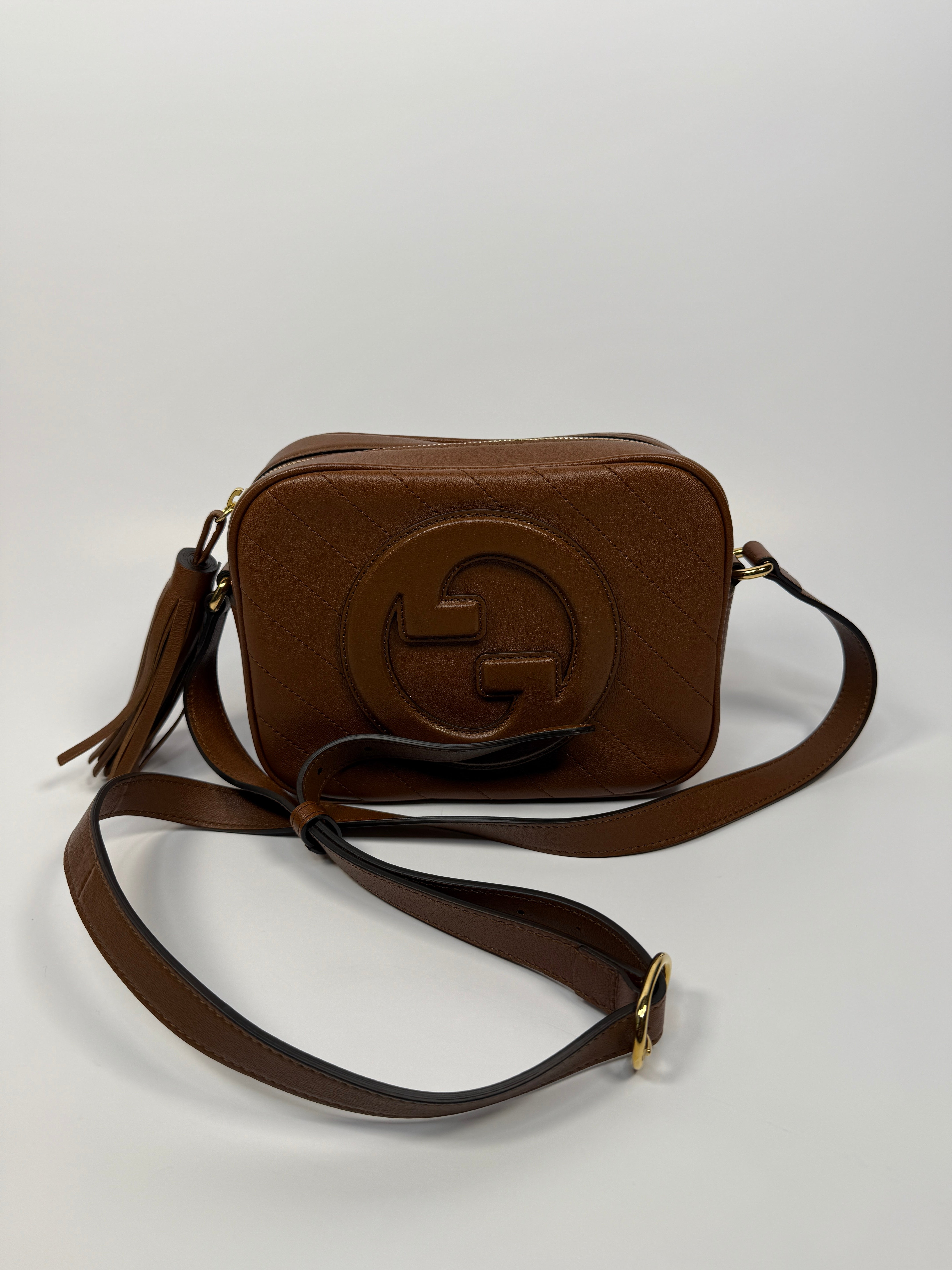 Gucci Soho Disco Crossbody Bag In Brown Leather