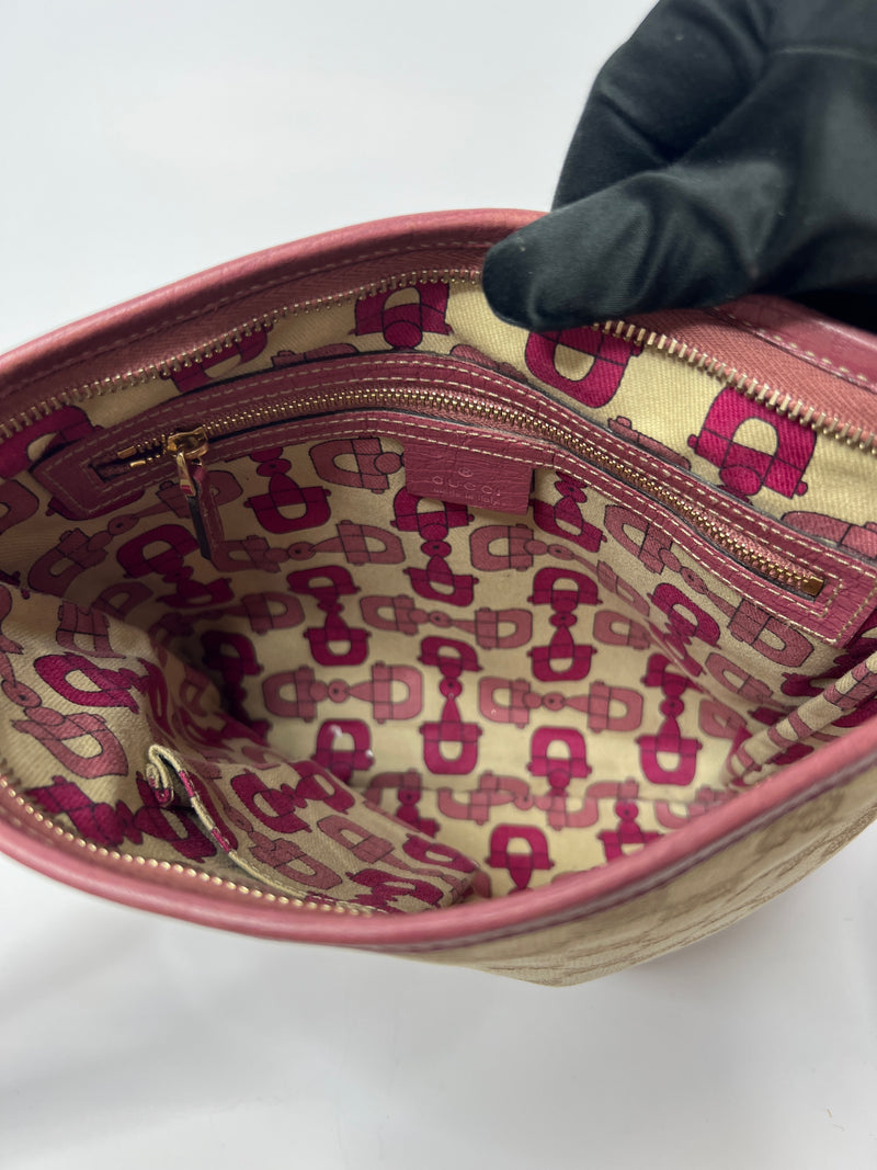 Gucci Vintage Monogram Messenger Bag