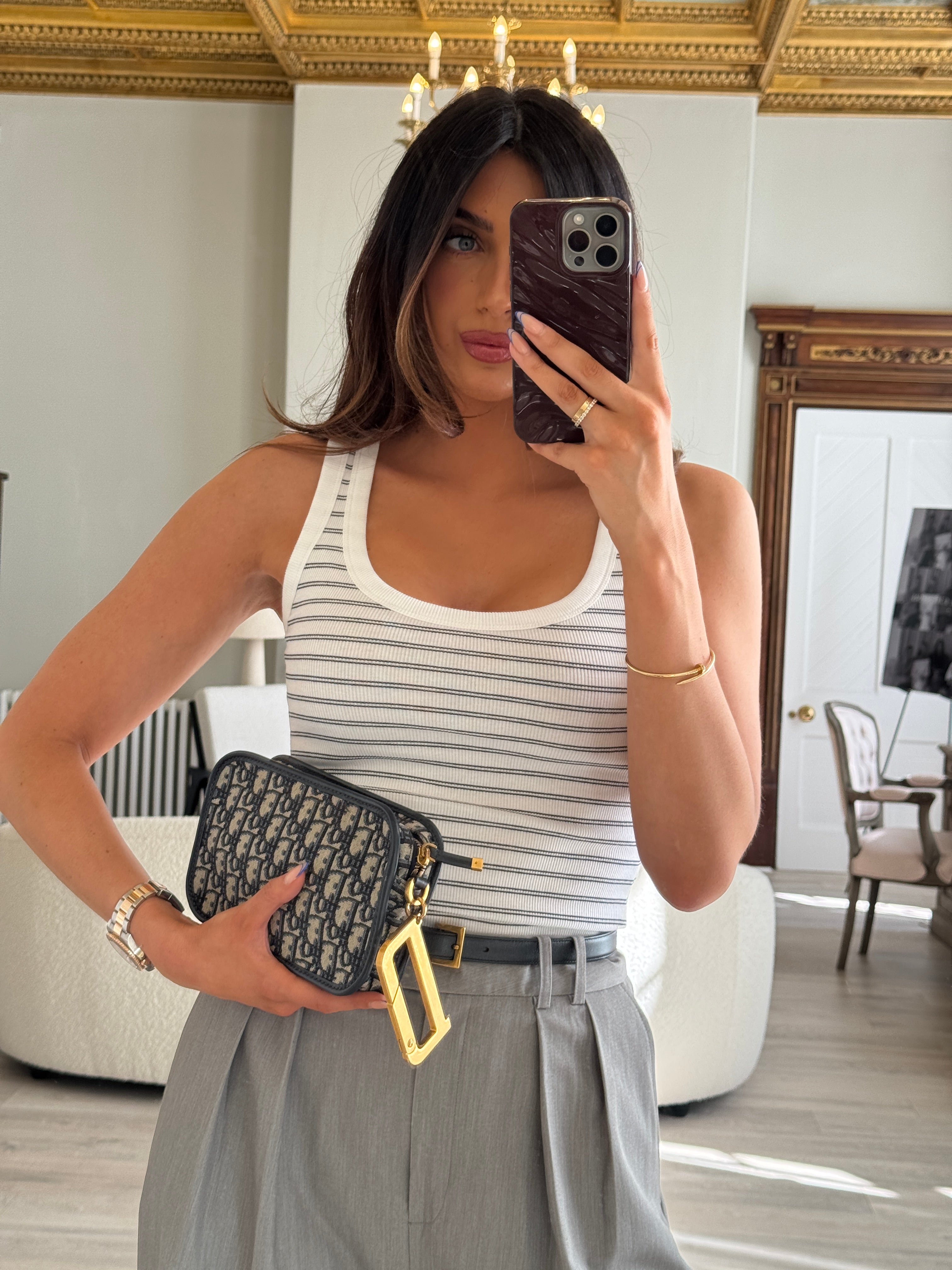 Christian Dior Diorquake Oblique Clutch