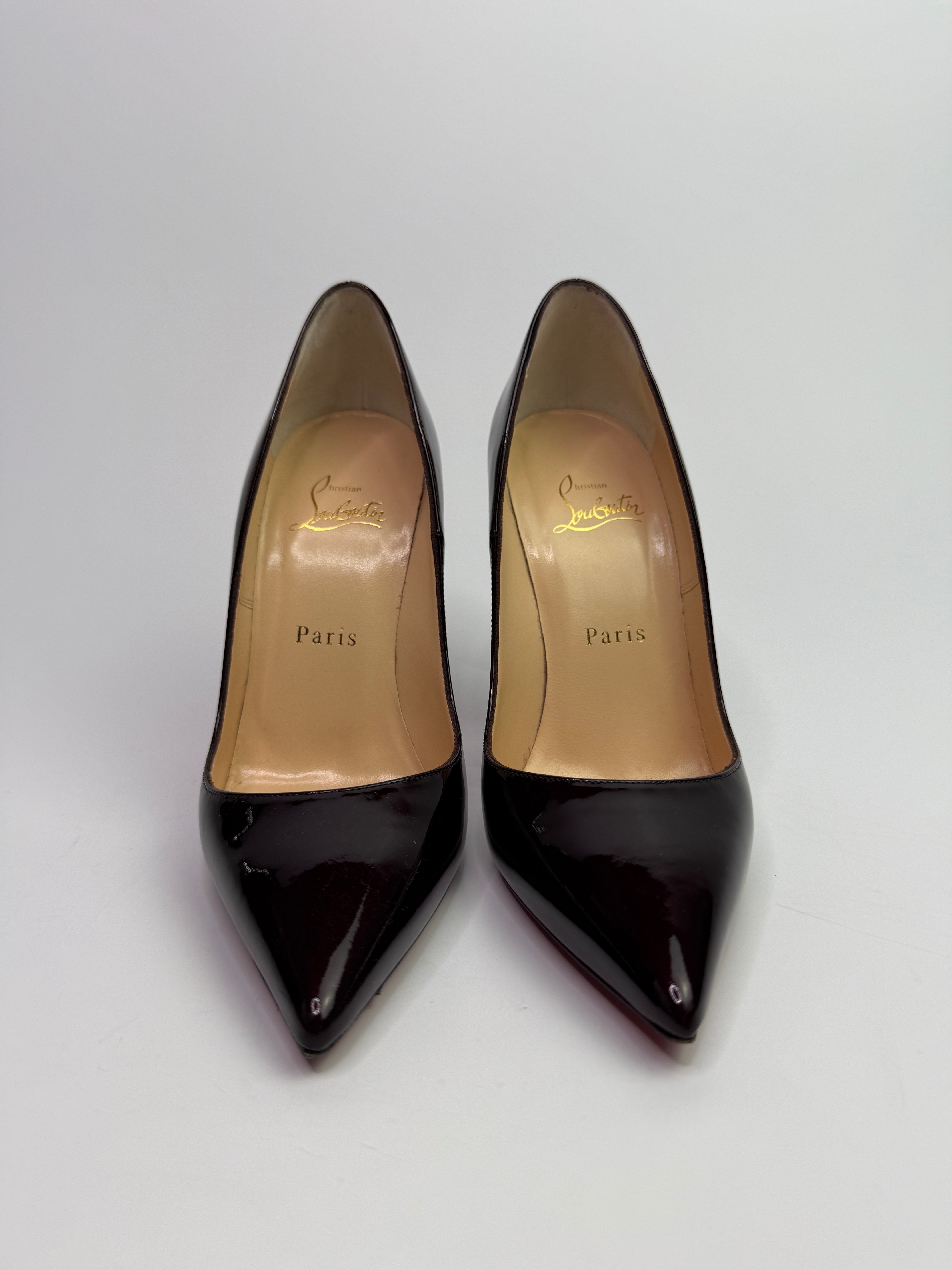 Christian Louboutin So Kate 120 In Rouge Noir  (Size 37.5/UK4.5)