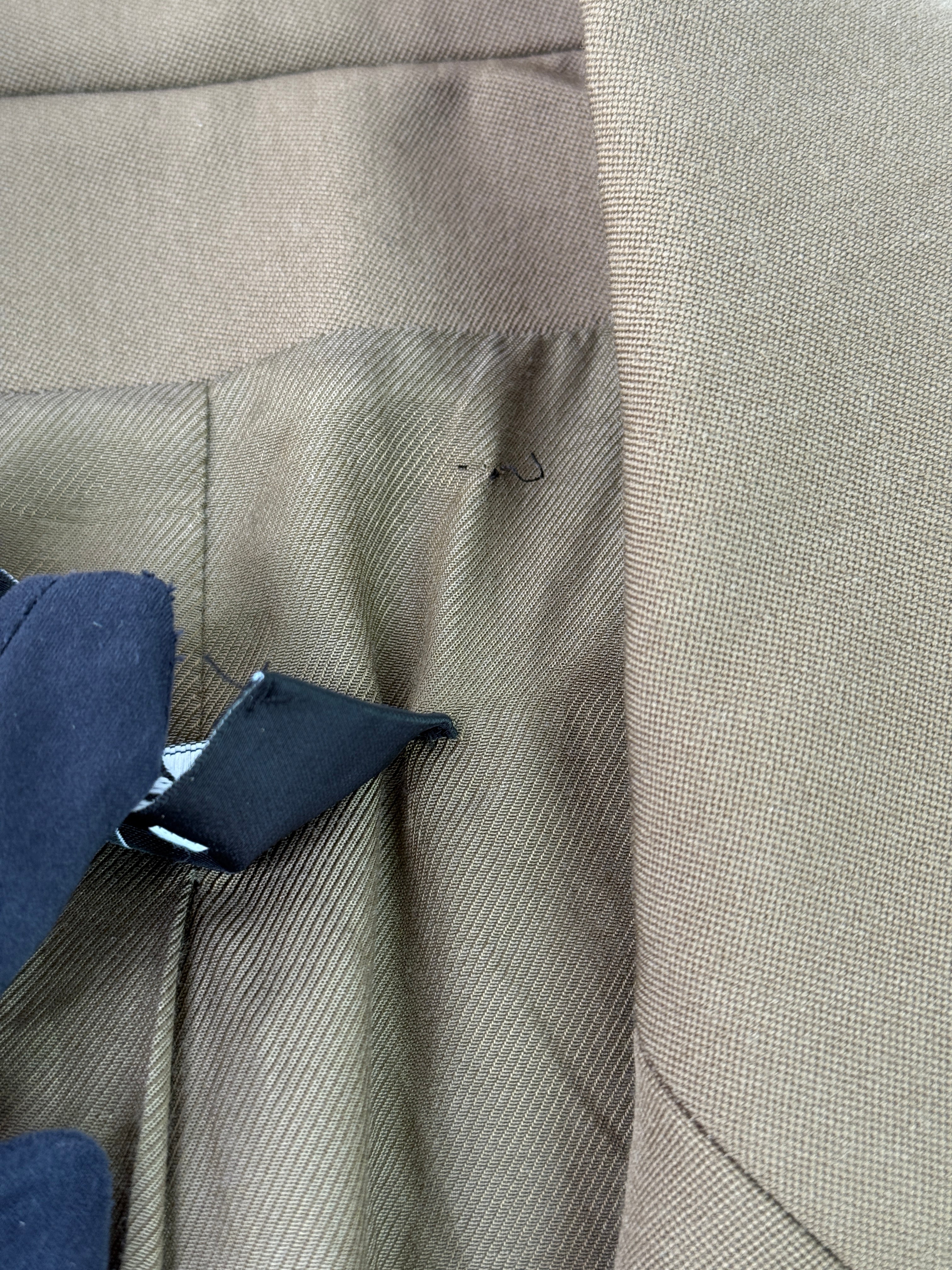 Balmain Khaki Blazer (Size FR46/UK18)