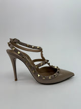 Valentino Garavani Rockstud Caged Pumps (Size 38.5/UK5.5)