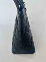 Chanel Caviar Leather black Medallion Tote