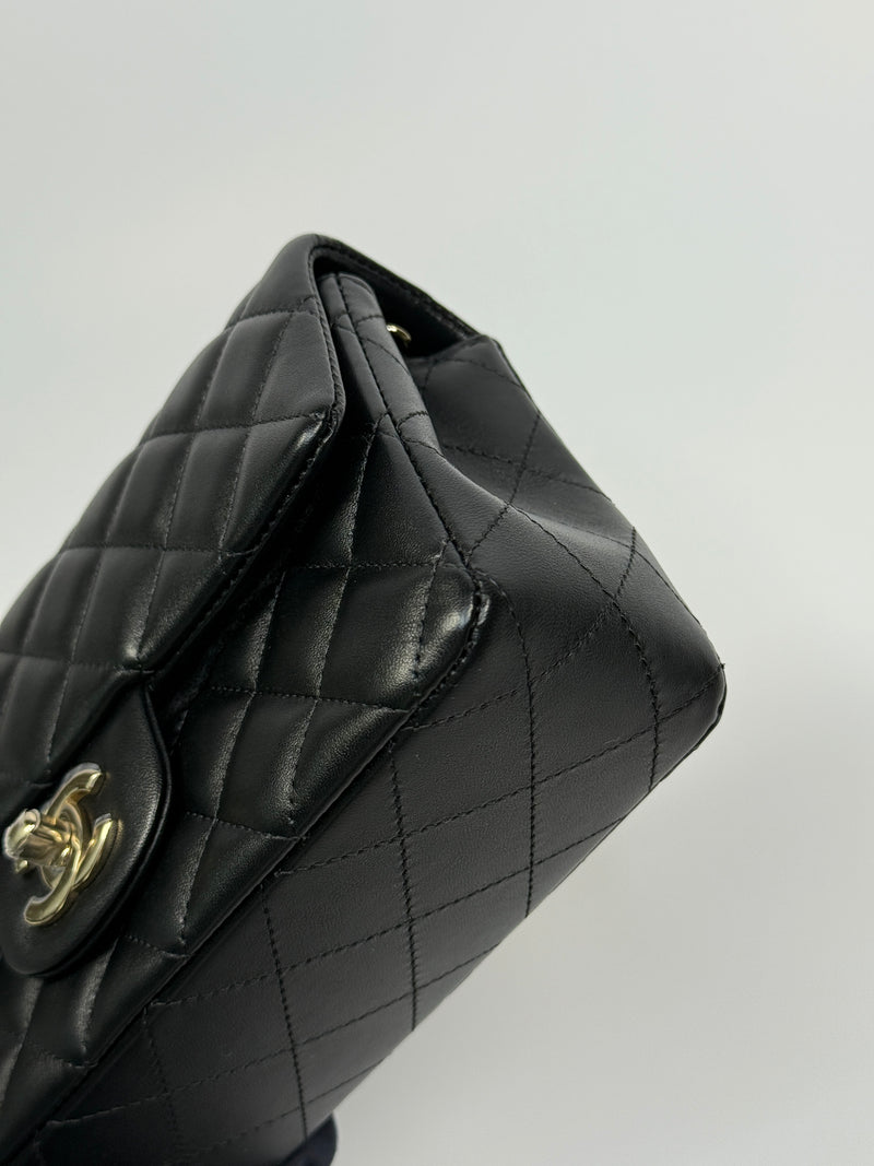 Chanel Mini Rectangle In Black Lambskin With PGHW