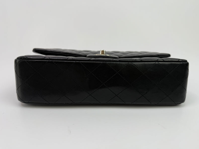 Chanel Medium Classic Double Flap Black Lambskin With SHW