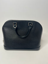Louis Vuitton Alma PM In Black Epi Leather