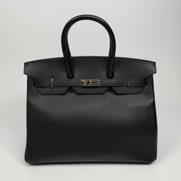Hermès Birkin 35 Black Epsom Leather With PHW