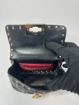 Valentino Garavani Micro Black Rockstud Bag