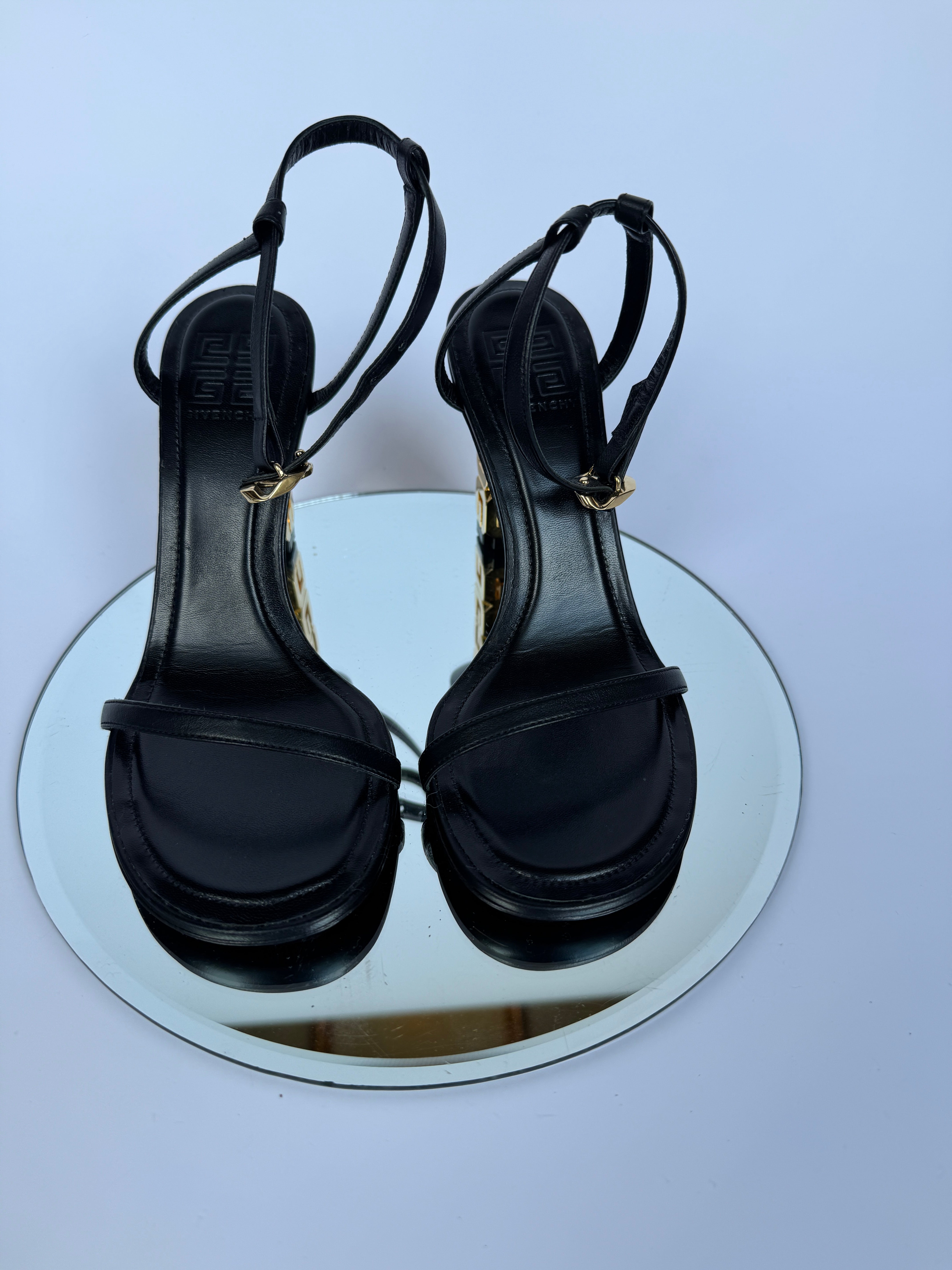 Givenchy G Cube 85 Sandals Heels (Size 36/UK3)