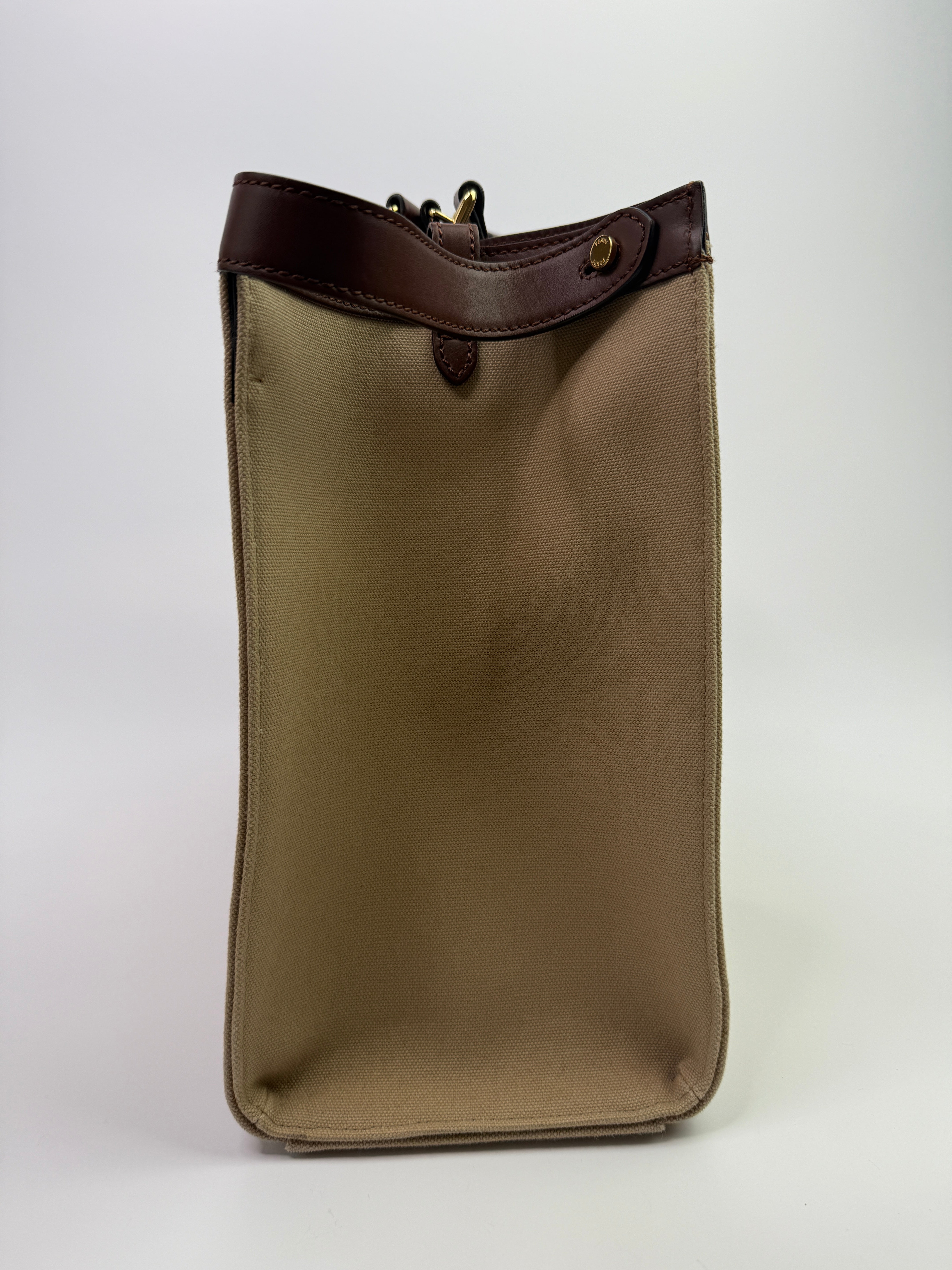 Fendi FF Embroidered Medium Peekaboo X-Tote