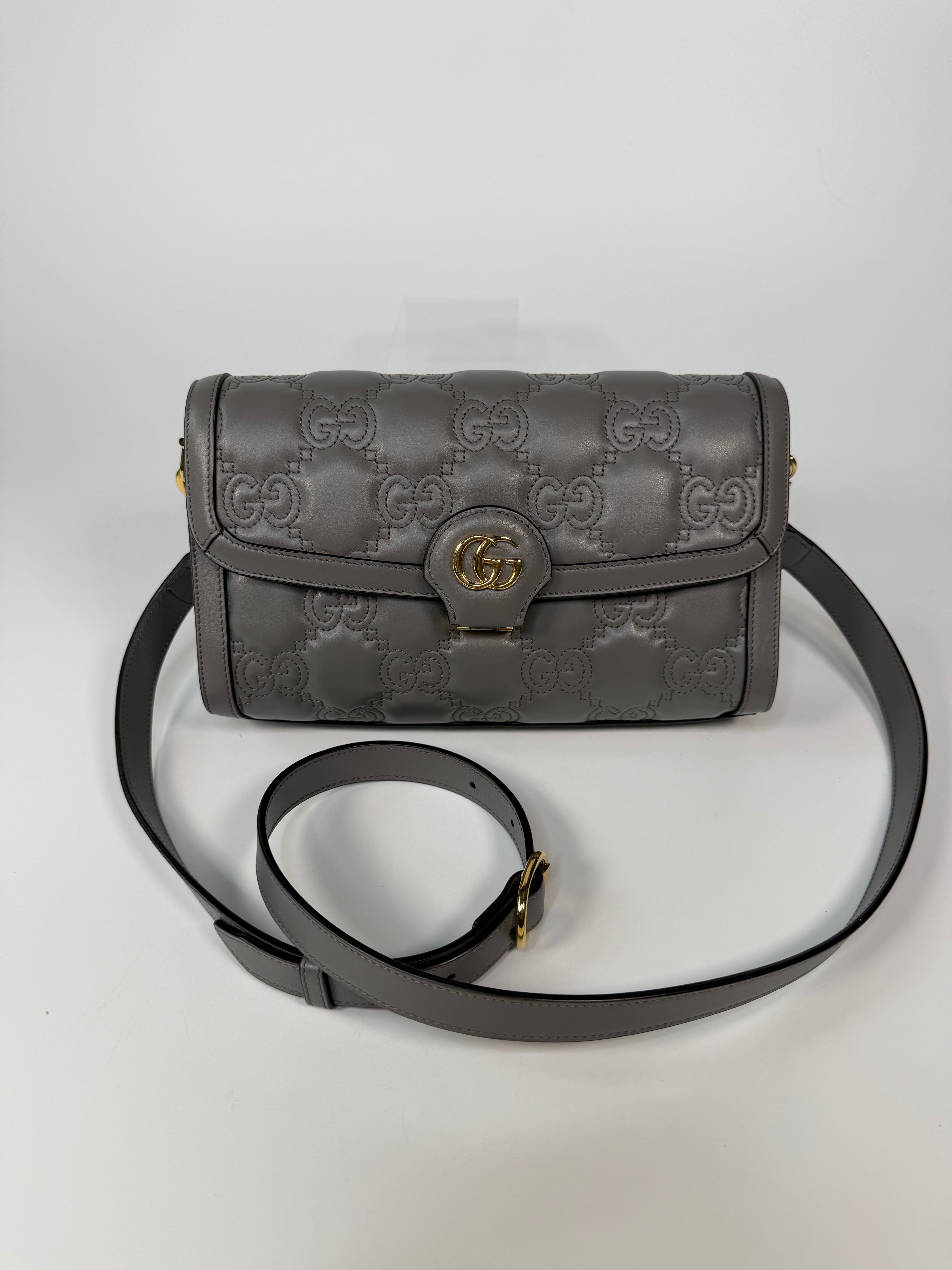 Gucci GG Matelassé Embossed Shoulder Bag. Authentic and preloved in excellent condition.