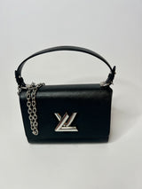 Louis Vuitton Twist MM In Black Epi Leather