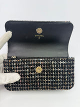 Chanel 19 Wallet On Chain In Tweed Fabric
