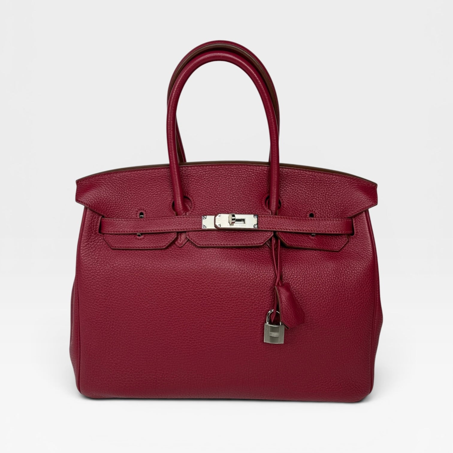 Hermès Birkin 35 In Rouge Grenet With Palladium Hardware
Authentic Pre Loved Verified by Luxe Cheshire Trusted Designer resale