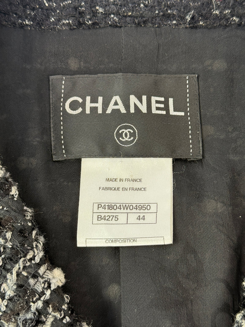Chanel Tweed Jacket (Size FR44/UK16)