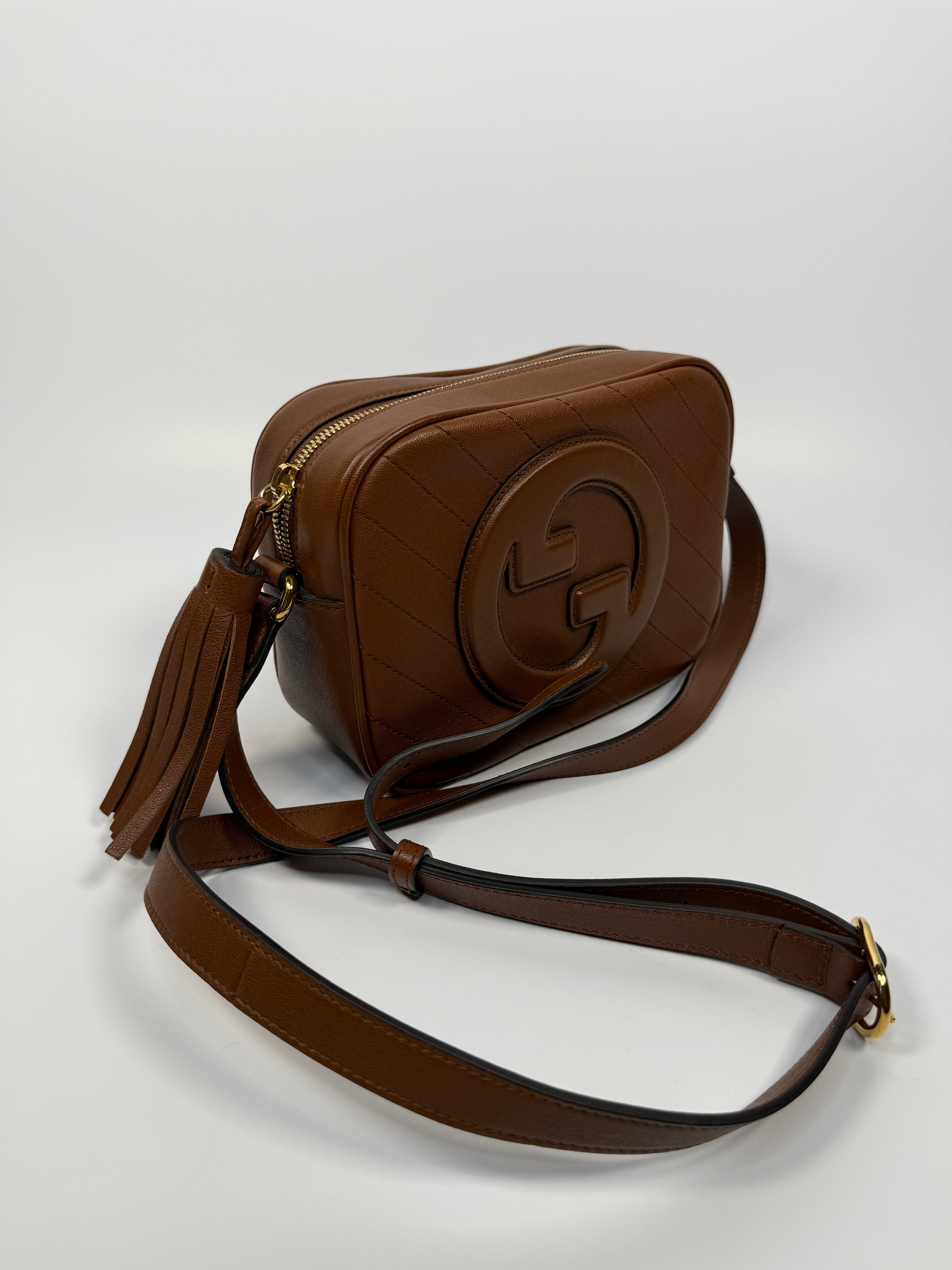 Gucci Soho Disco Crossbody Bag In Brown Leather