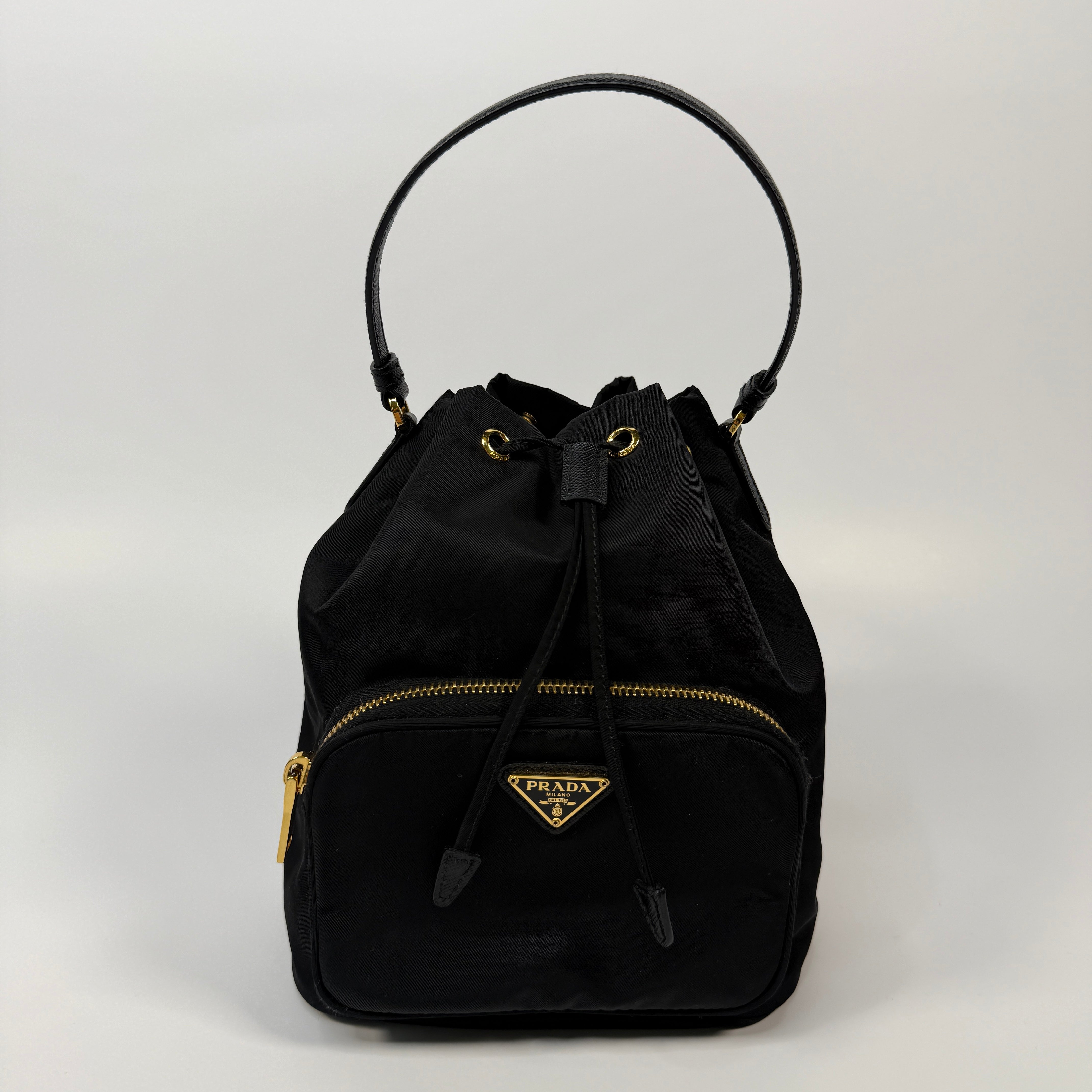 Prada Duet Re-Nylon Bucket Bag
