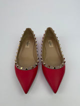 Valentino Garavani Rockstud Ballerina Flats(Size 38/UK5)